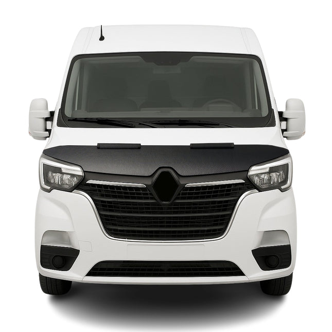Haubenbra Steinschlagschutz Bonnet Bra für Renault Master 2019-2023 Carbon Halb