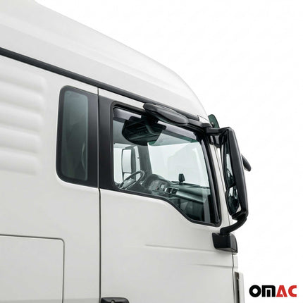 Windabweiser Regenabweiser für MAN TGX 2007-2020 Dunkel Acryl 2tlg