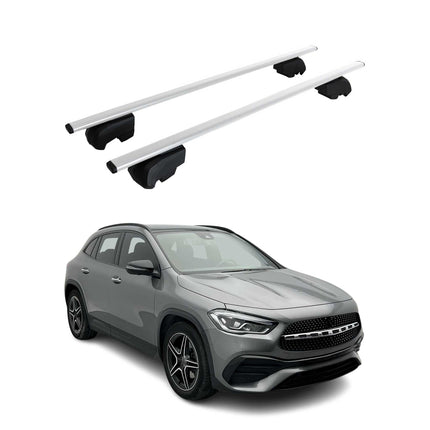 Dachträger Gepäckträger für Mercedes GLA X247 SUV 2020-2026 ABE Metall Silber