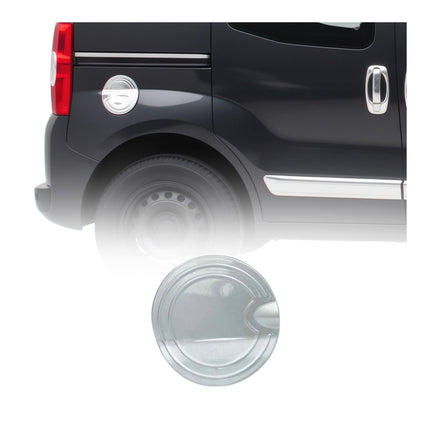 Tankdeckel Blende Tankverschluss für Fiat Fiorino Qubo 2008-2022 Edelstahl Chrom