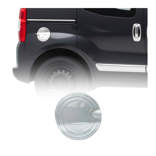 Tankdeckel Blende Tankverschluss für Fiat Fiorino Qubo 2008-2022 Edelstahl Chrom