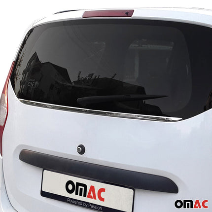 Heckklappe Fenster Leiste für Dacia Lodgy 2012-2022 Unten Edelstahl Chrom 1tlg