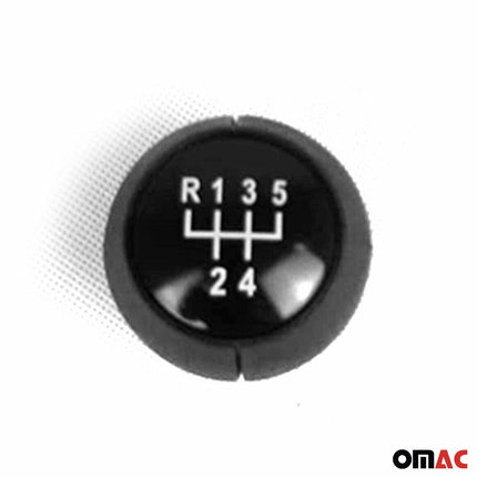 Schaltknauf Schaltknopf für Opel Corsa C 2000-2006 5-Gang Kunstleder Schwarz