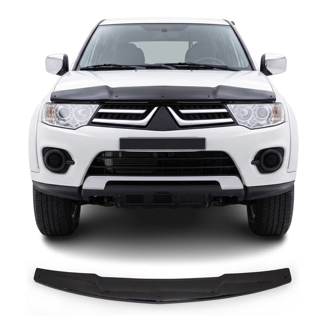 Motorhaube Deflektor Insektenschutz für Mitsubishi L200 2006-2015 Dunkel