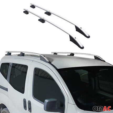 Alu Dachreling Querträger für Ford Tourneo Custom 2013-2024 Kurzer Grau