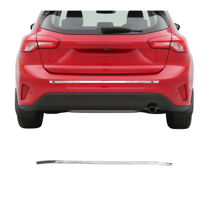 Kofferraumleiste Heckleiste für Ford Focus Schrägheck 2018-2021 Untere Edelstahl