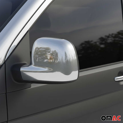 Spiegelkappen Spiegelabdeckung für VW Transporter T5 2003-2010 RHD Chrom ABS