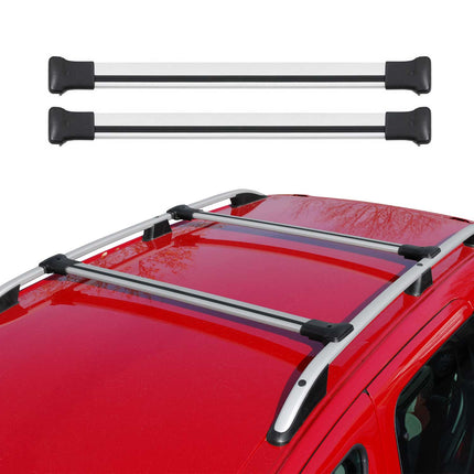 Dachträger Grundtäger für Lexus RX 350 2004-2015 75kg Aluminium Silber 2 tlg