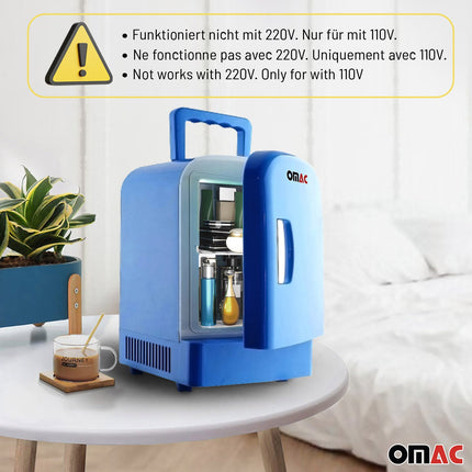 Mini Kühlschrank 4 Liter Kühler & Wärmer 12V DC Portable für Auto