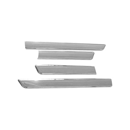 Seitentürleiste Türleisten Türschutzleiste für Peugeot Bipper 2008-2024 Chrom 4x