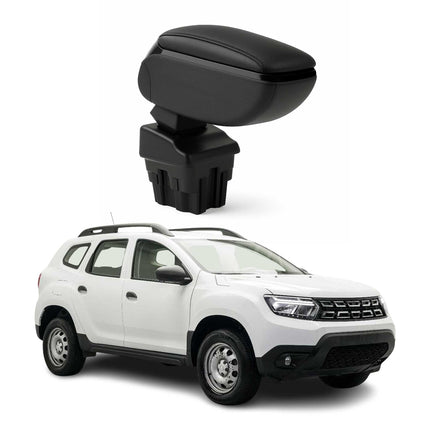 Armlehne Mittelarmlehne für Dacia Duster 2018-2024 PU-Leder ABS Schwarz