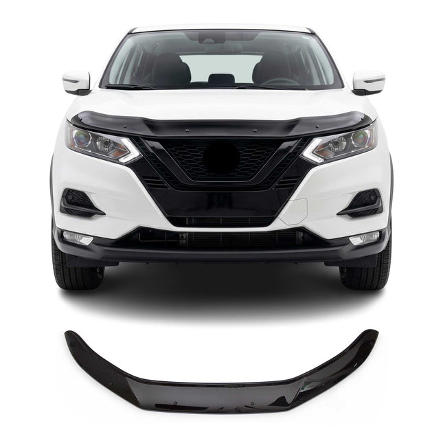 Motorhaube Deflektor Insektenschutz für Nissan Qashqai J11 2017-2021 Dunkel
