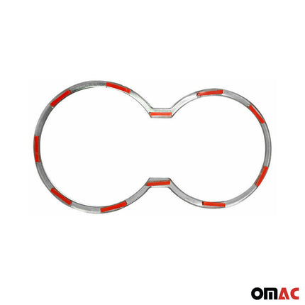 Getränkehalter Rahmen Cupholder für Hyundai ix35 2010-2015 Edelstahl Chrom