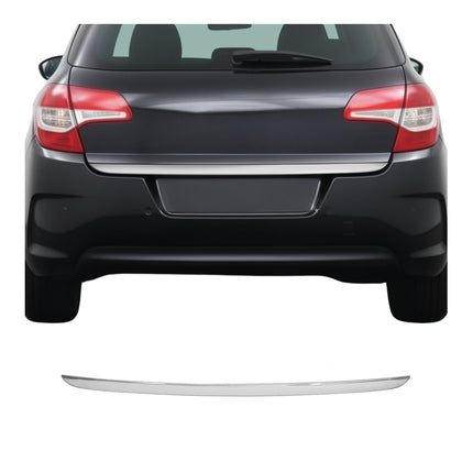 Kofferraumleiste Heckleiste für Citroen C4 2010-2018 Untere Chrom Edelstahl