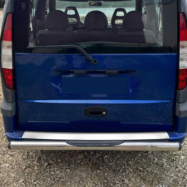 Ladekantenschutz Stoßstangenschutz für Fiat Doblo I 2000-2010 Edelstahl Chrom