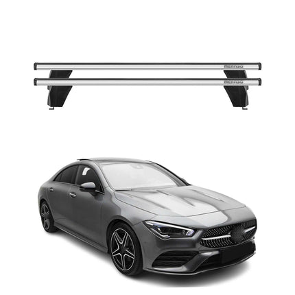 Menabo Dachträger Grundtäger für Mercedes CLA C118 2019-2026 75kg Alu Silber 2x