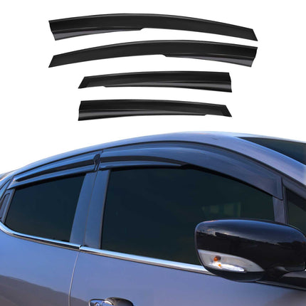 4x Windabweiser Regenabweiser für Kia Optima Stufenheck 2010-2015 Acryl Dunkel