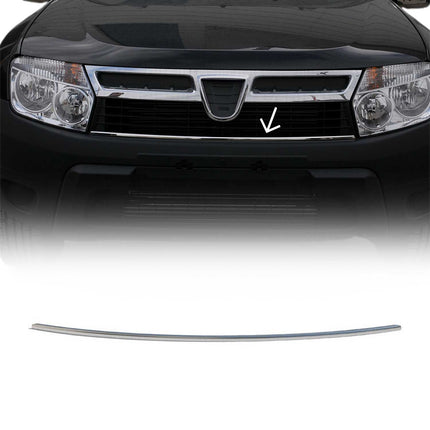 Kühlergrill Leisten Grillleisten für Dacia Duster 2010-2012 Edelstahl Chrom