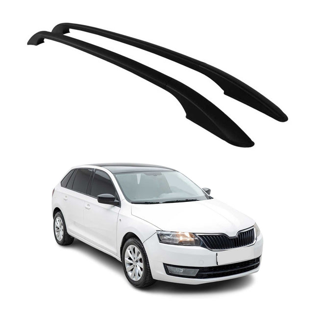 Aluminium Dachreling Relingträger für Citroen C4 Cactus 2014-2021 Schwarz 2x