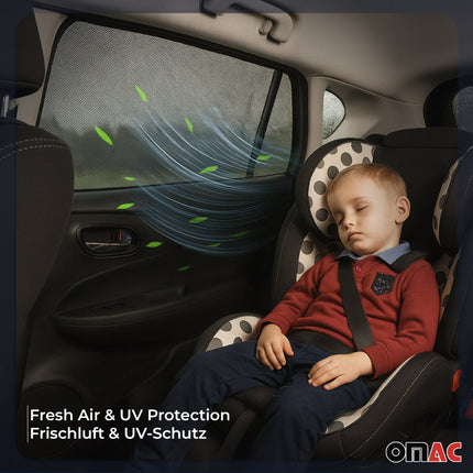 Sonnenschutz Seitenfenster für Mercedes B Klasse W246 2011-2018 Heckscheibe 2tlg