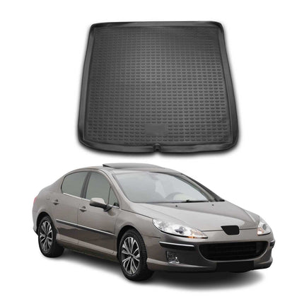 Kofferraummatte Kofferraumwanne für Peugeot 407 2004-2011 SW Kombi Gummi TPE