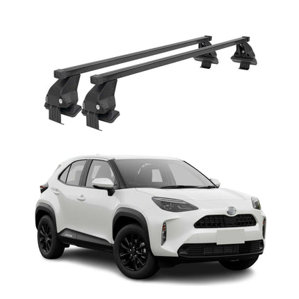 Menabo Dachträger Grundträger für Toyota Yaris Cross 2021-2026 Stahl Schwarz 2x