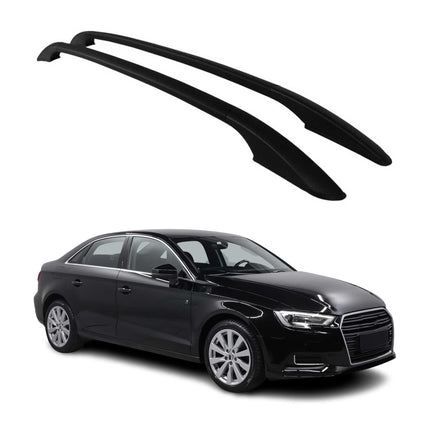 Aluminium Dachreling Relingträger für Audi A3 2012-2020 Schwarz 2tlg