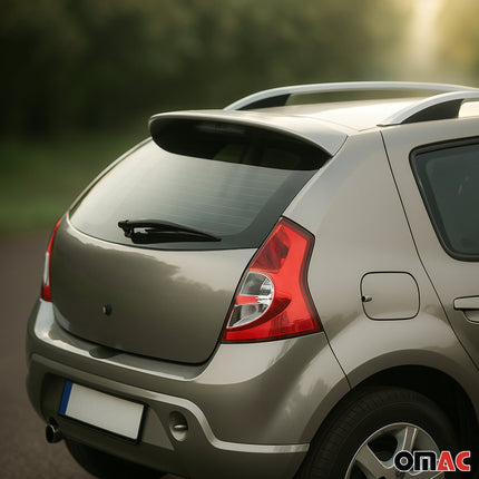 Heckspoiler Dachspoiler für Dacia Sandero & Stepway 2012-2020 Lackiert Grau