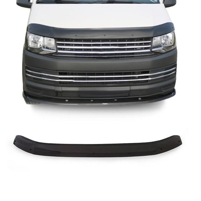 Motorhaube Deflektor Insektenschutz für VW T6 T6.1 Transporter 2015-2024 Dunkel