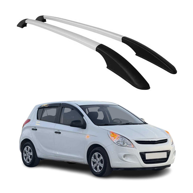 Aluminium Dachreling Relingträger für Hyundai i20 2008-2014 Silber 2x