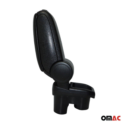 Mittelarmlehne Armlehne Mittelkonsole für Peugeot 301 2012-2021 PU-Leder Schwarz