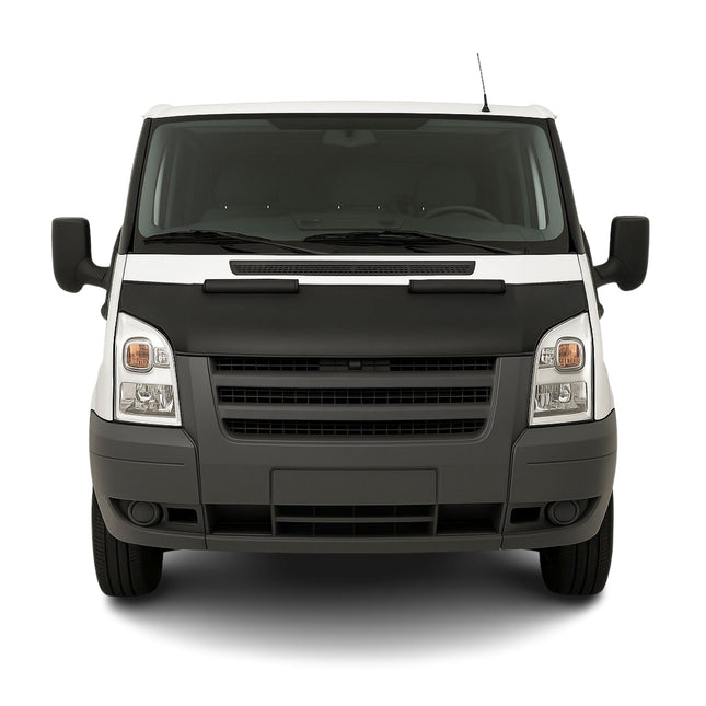 Haubenbra Steinschlagschutz Bonnet Bra für Ford Transit 2000-2006 Schwarz Halb