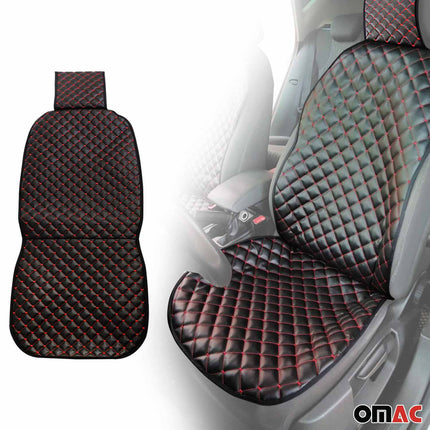 Schonbezug Sitzauflage für Alfa Romeo Giulietta Giulia 156 PU-Leder Schwarz Rot