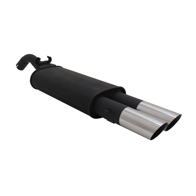 Novus Sportauspuff für VW Golf 2 19E 2x76mm MS-Design Endschalldämpfer mit ABE