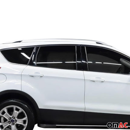 Original Dachreling für Ford Kuga II 2012-2019 Aluminium Grau 2 tlg