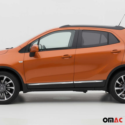 Seitentürleiste Türleisten Türschutzleisten für Chevrolet Trax Edelstahl 4x