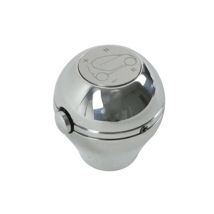 Schaltknauf Schalthebel Schaltknopf für Smart 450 1998-2014 Aluminium Silber