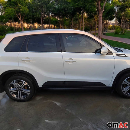 Fensterleisten Zierleisten für Suzuki Vitara 2015-2026 Edelstahl Chrom 4tlg