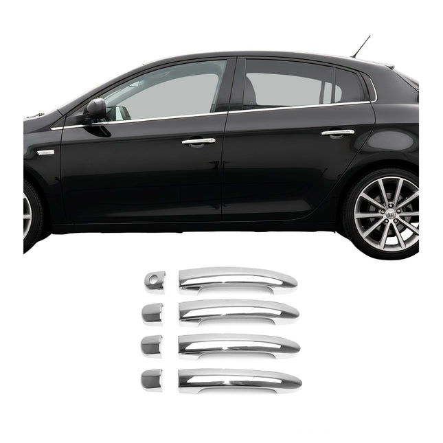 Chrom Türgriff Blende für Fiat Bravo 2007-2014 4Tür Edelstahl 8tlg