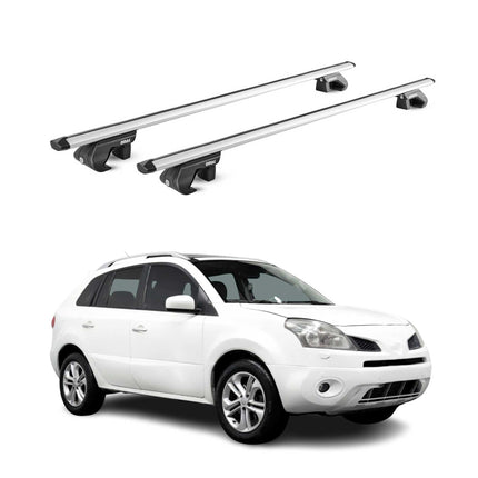 Dachträger Grundtäger für Renault Koleos mk1 2008-2016 5 tür 90kg Alu Silber ABE