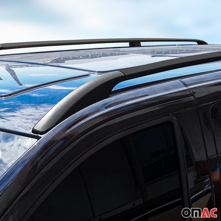 Dachreling Dachgepäckträger Relingträger für Mazda CX-5 2017-2025 Alu Schwarz 2x