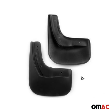 Schmutzfänger Kotflügel für Peugeot 301 Citroen C-Elysee 2012-22 ABS Schwarz 4x