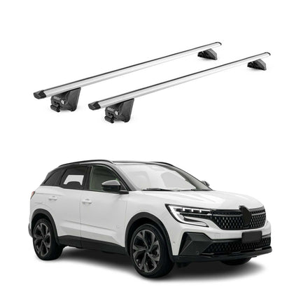 Dachträger Grundtäger für Renault Austral 2022-2026 100kg Alu Silber 2tlg ABE