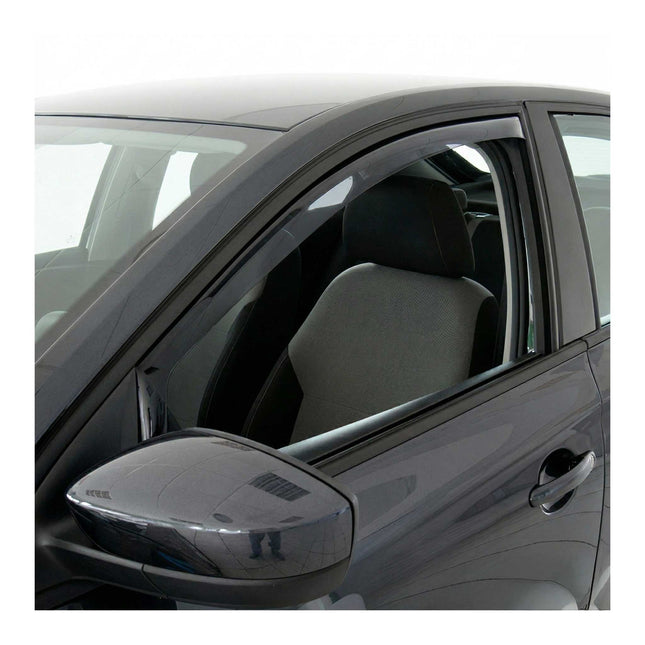 Windabweiser Regenabweiser für Seat Toledo 2012-2019 Dunkel Acryl 2tlg