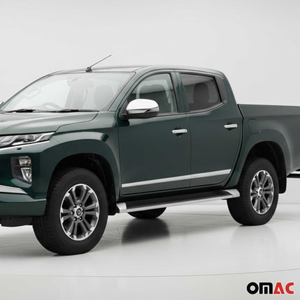 Seitentürleiste Türschutzleiste für Mitsubishi L200 DoubleCab 2019-20 Edelstahl