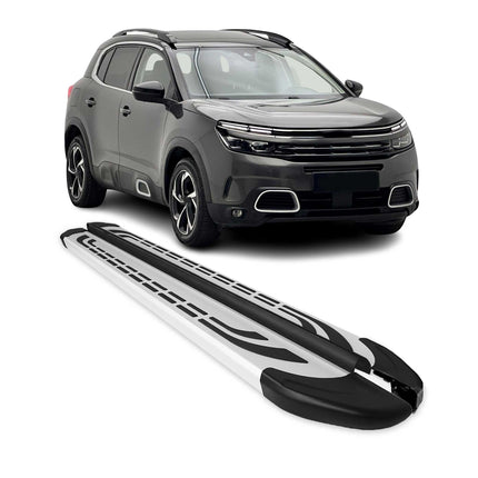 Trittbretter Seitenschweller Seitenbretter für Citroen C5 Aircross 2018-2025 Alu