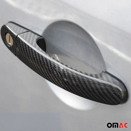Türgriff Blende Carbon für VW Caddy 2015-2020 4Tür Kohlefaser Schwarz 8tlg