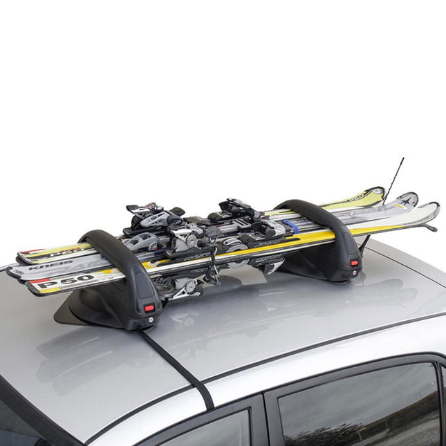 Skiträger Ski Snowboard Träger Dachträger Ski Dachträger Aconcagua Schwarz 2x