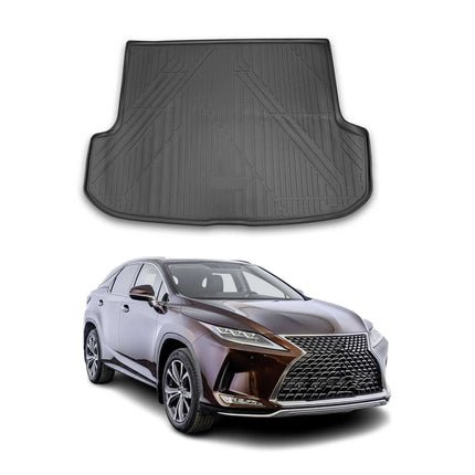 Kofferraummatte Kofferraumwanne für Lexus RX350 2016-2018 Gummi TPE Schwarz