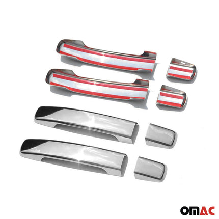 Chrom Türgriff Blende für Nissan Qashqai +2 2009-2013 4Tür Edelstahl